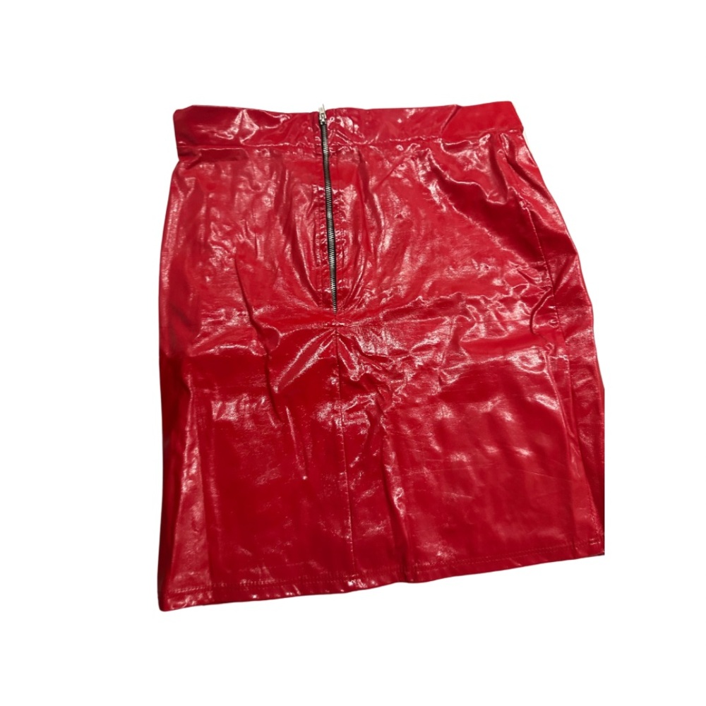 Red Leather Skirt